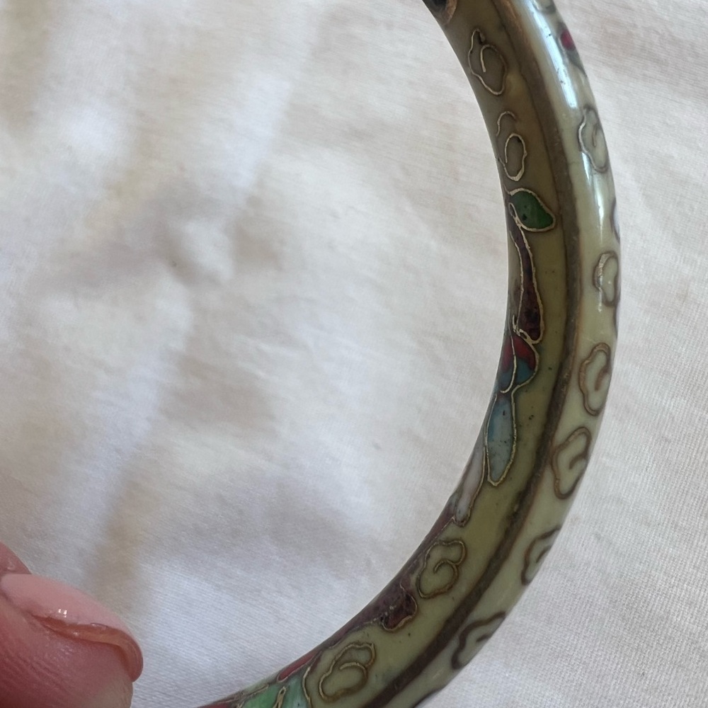 Handcrafted Cloisinne Bangle - Picture 5 of 5